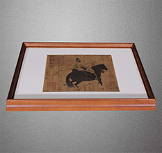 尖扎书画装裱配框服务案例